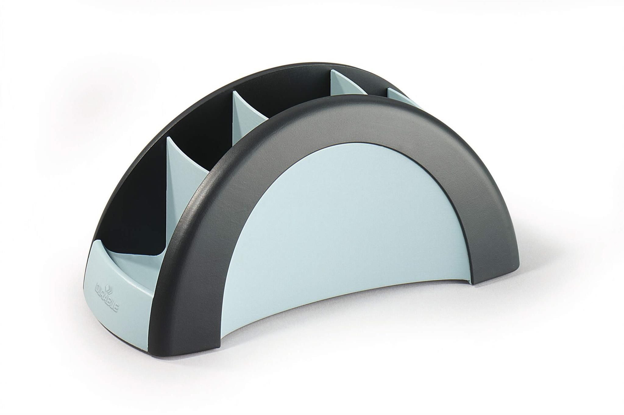 DURABLE Aufbewahrungsdose Durable Stiftebutler PEN HOLDER sw mit 5 Kammern und Standpads