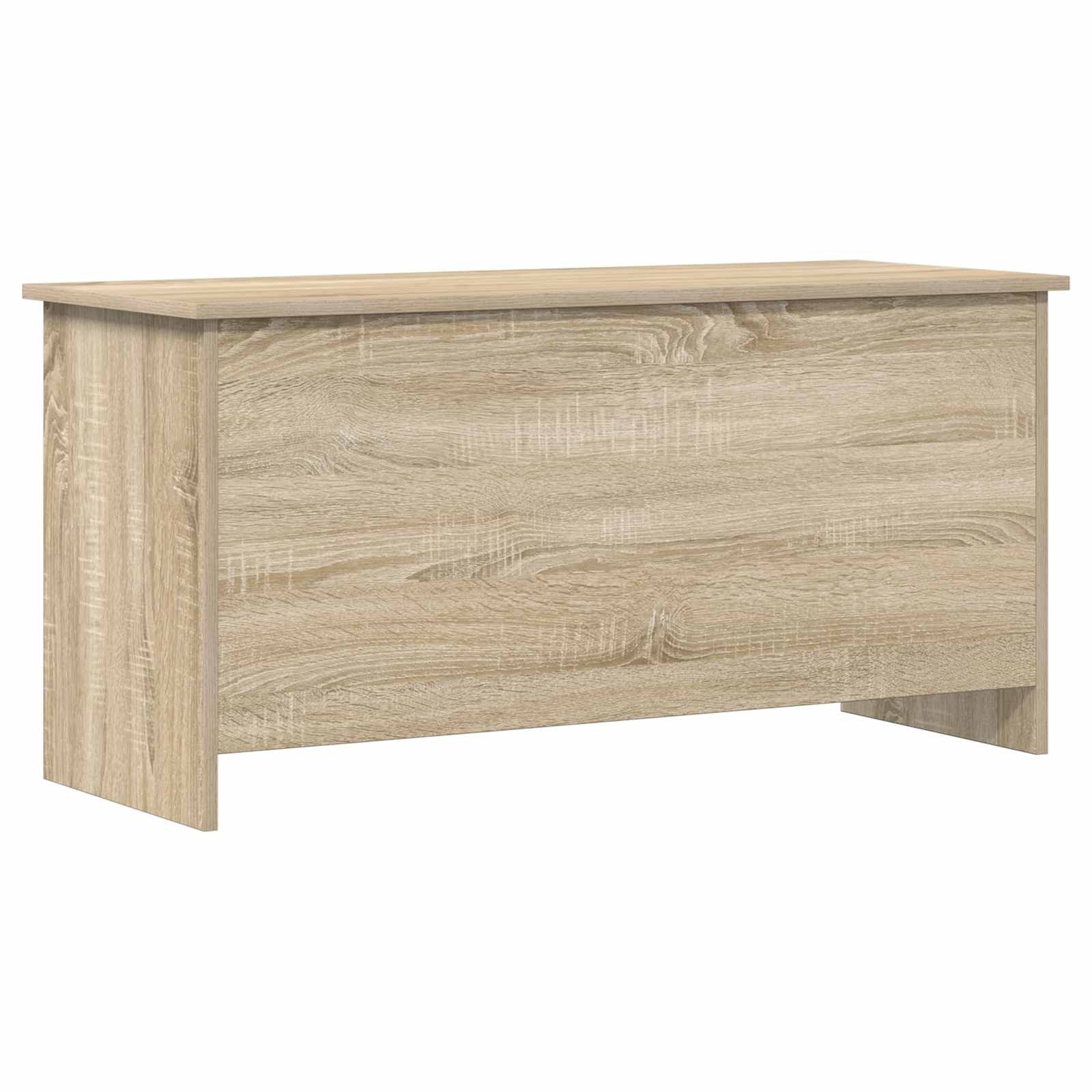 vidaXL Aufbewahrungsbox Aufbewahrungstruhe Sonoma-Eiche 100 x 40 x 50 cm Holzwerkstoff (1 St), Aufbewahrungstruhe Sonoma-Eiche 100 x 40 x 50 cm Holzwerkstoff