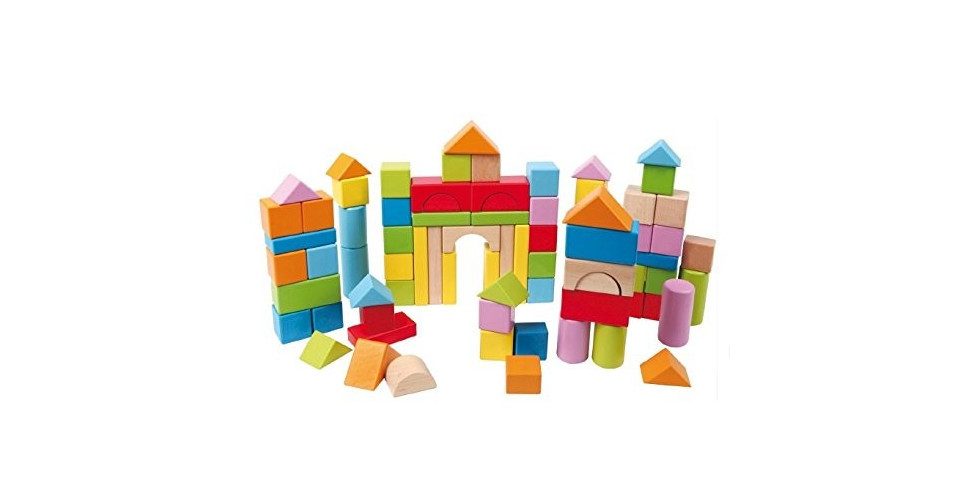 Hape Wunderbare Holzbausteine Spielbausteine, (101 St), aus Holz