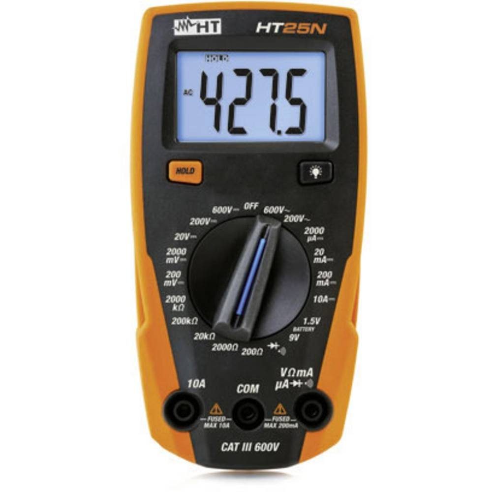HT Instruments Multimeter Digitales Multimeter mit Batterietestfunktion 1010170