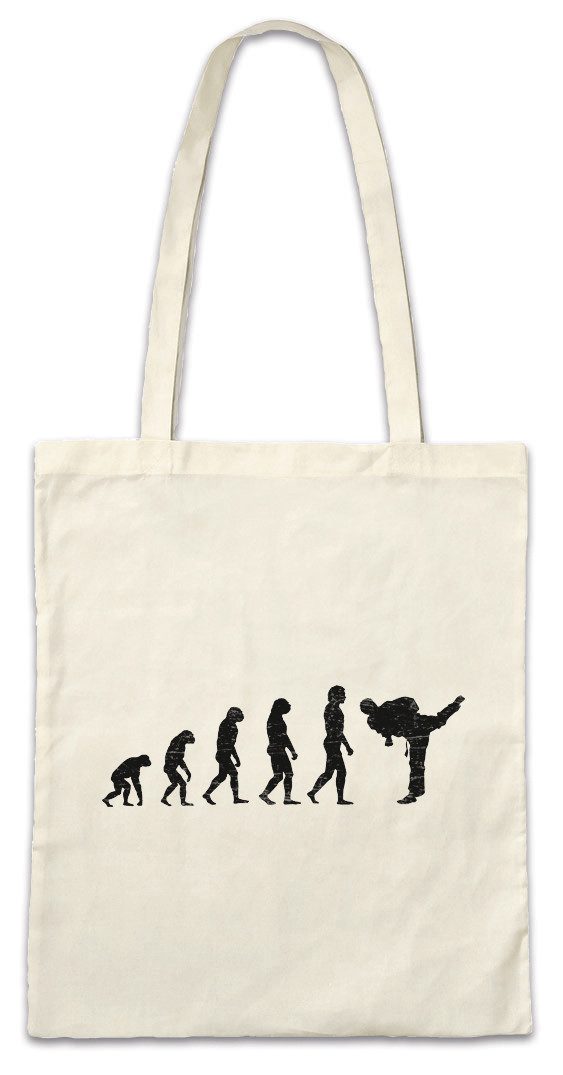 Urban Backwoods Beuteltasche Karate Evolution Stofftasche Kung Fu Martial Arts Teakwondo Kid (1-tlg), Kampfsport Personal Coach Curls