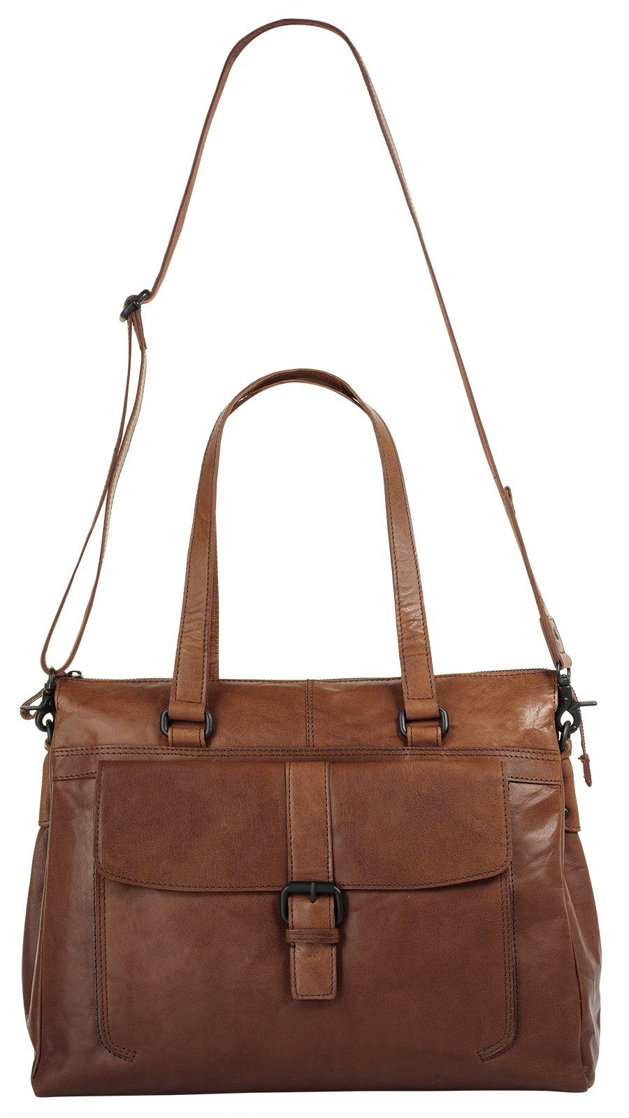 Spikes & Sparrow Shopper, echt Leder