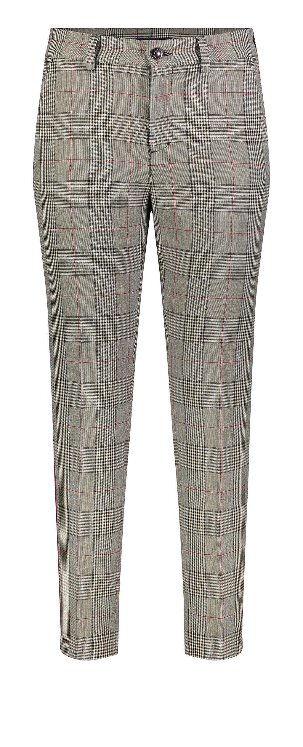 Stretch-Jeans MAC CHINO fog grey check 2138-02-0188 044K