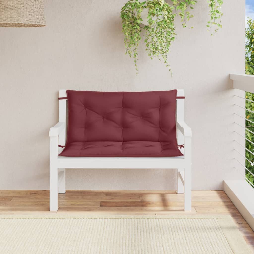 vidaXL Sitzauflage Gartenbank-Auflagen 2 Stk. Melange günstig online kaufen