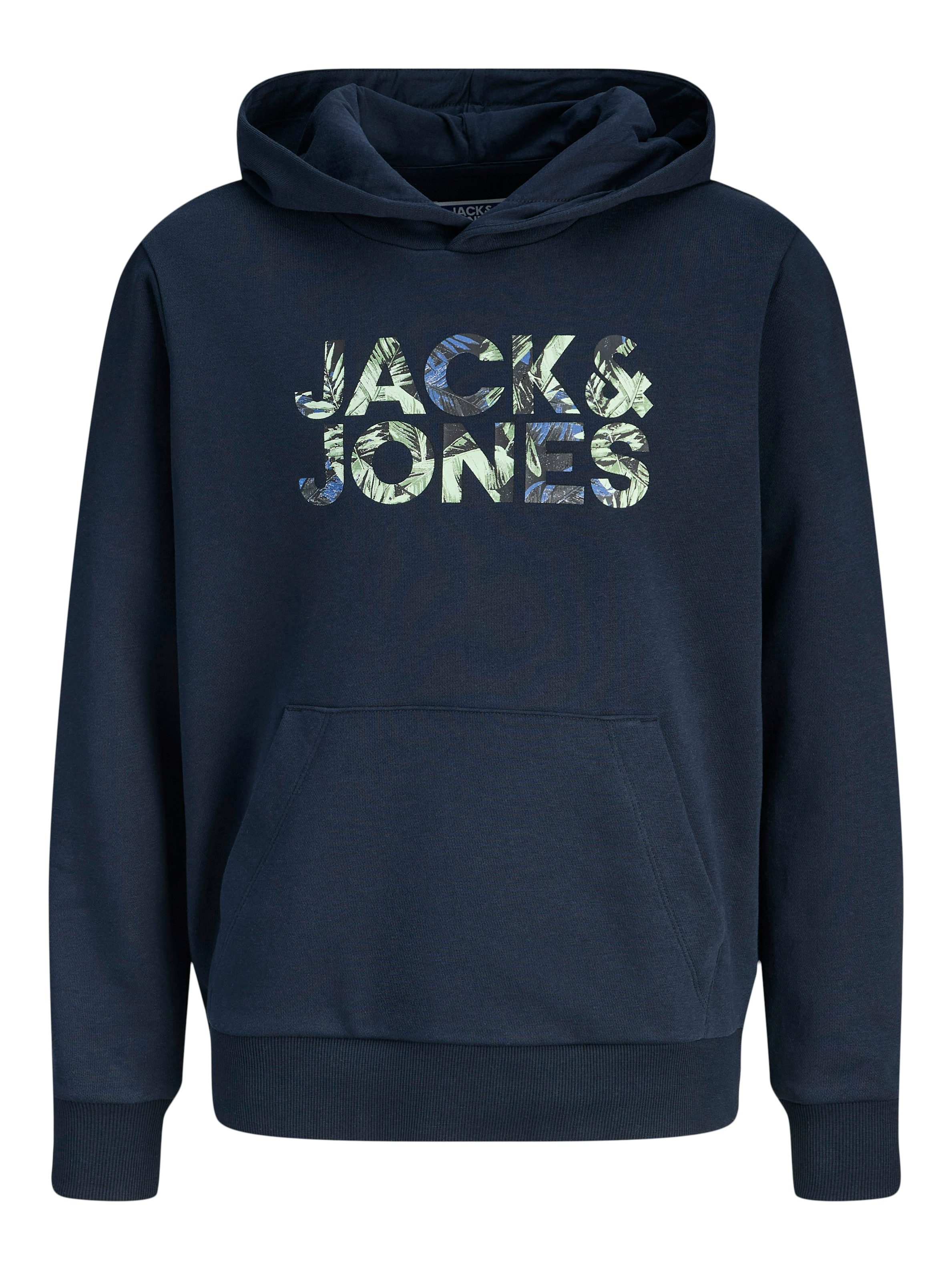 Kapuzensweatshirt JJEJEFF LOGO SWEAT HOOD JNR