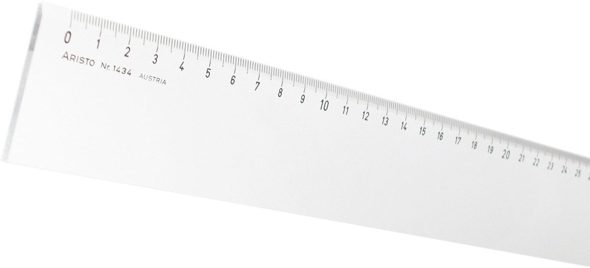 ARISTO Lineal Lineal 40cm Acryl glasklar