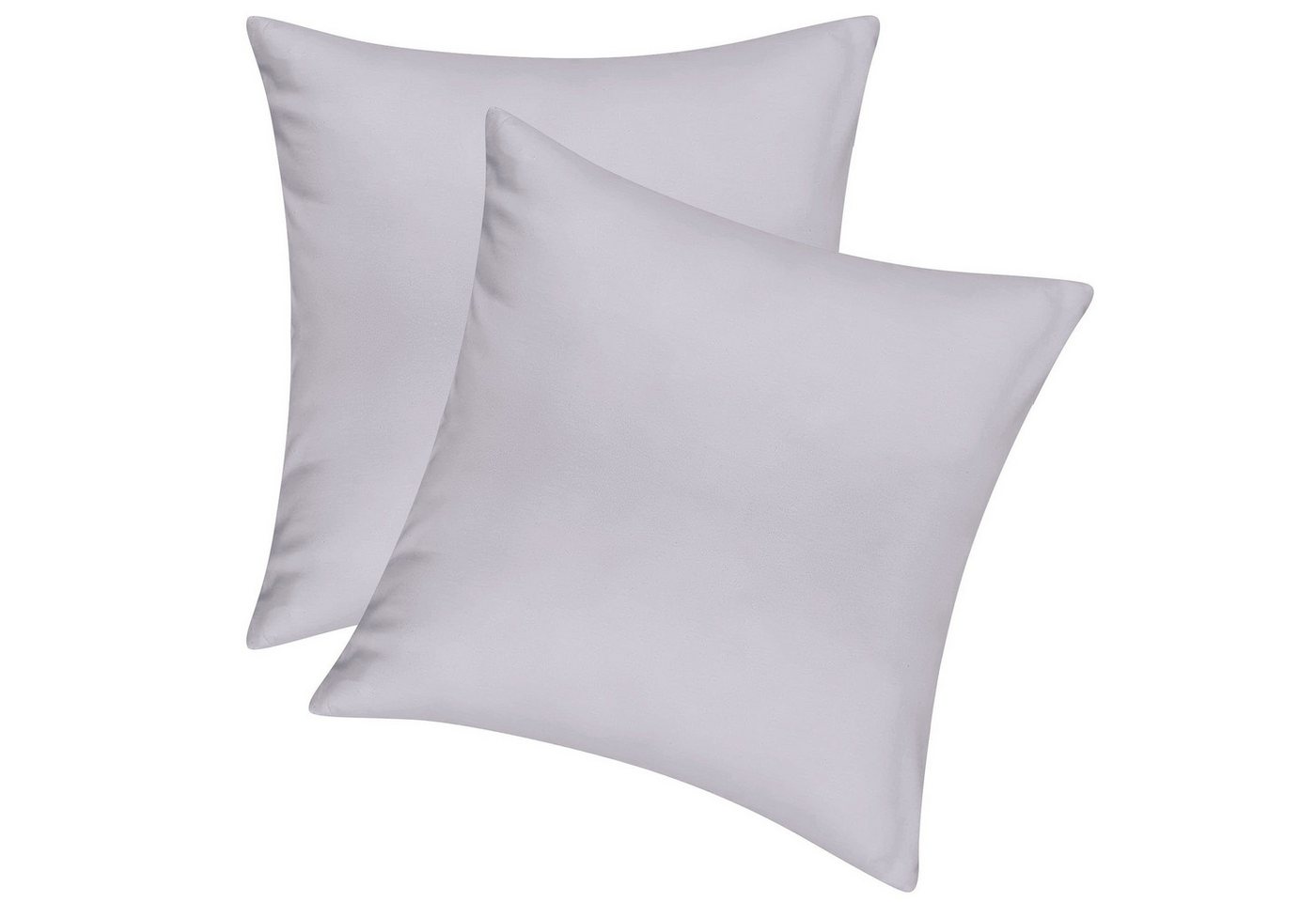 Pataya Kissenbezug 100% Baumwolle, weiche Kopfkissenbezug, Kissenhülle, Kissenbezüge, (2 Stück), Weich und Atmungsaktiv, Jersey, 140 g/m²