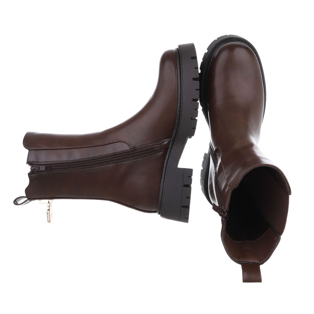 Ital-Design Damen Freizeit Plateaustiefelette (87284028) Blockabsatz günstig online kaufen
