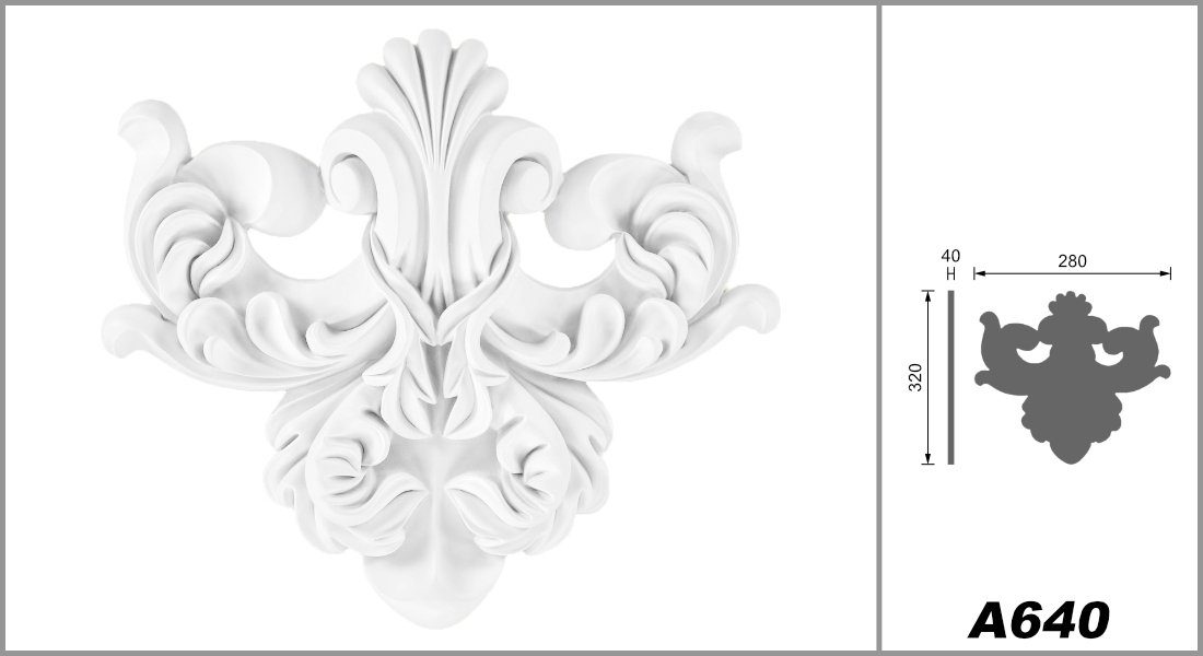 Grand Decor Wanddekoobjekt A640 (Ornament aus günstig online kaufen