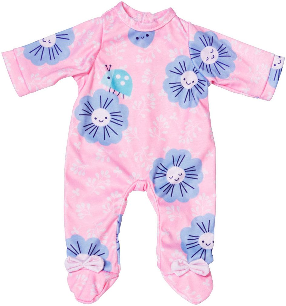 Puppenkleidung Strampler Blumen 43 cm