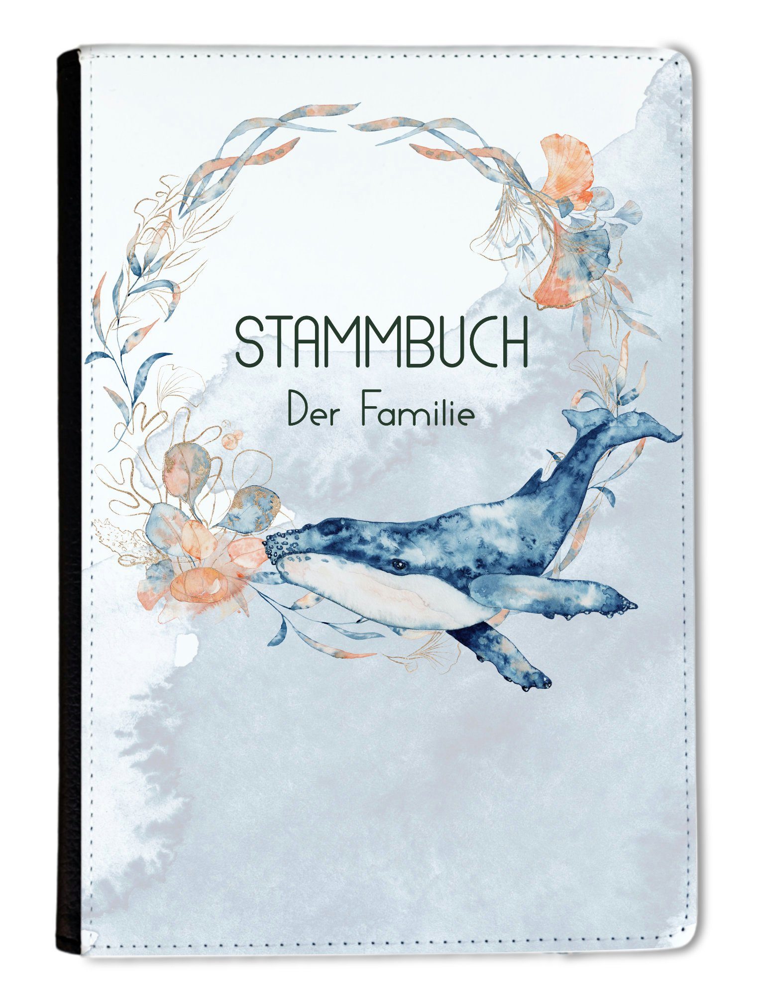 CreaDesign Notizbuch Stammbuch A5 Watercolor Unterwasserwelt