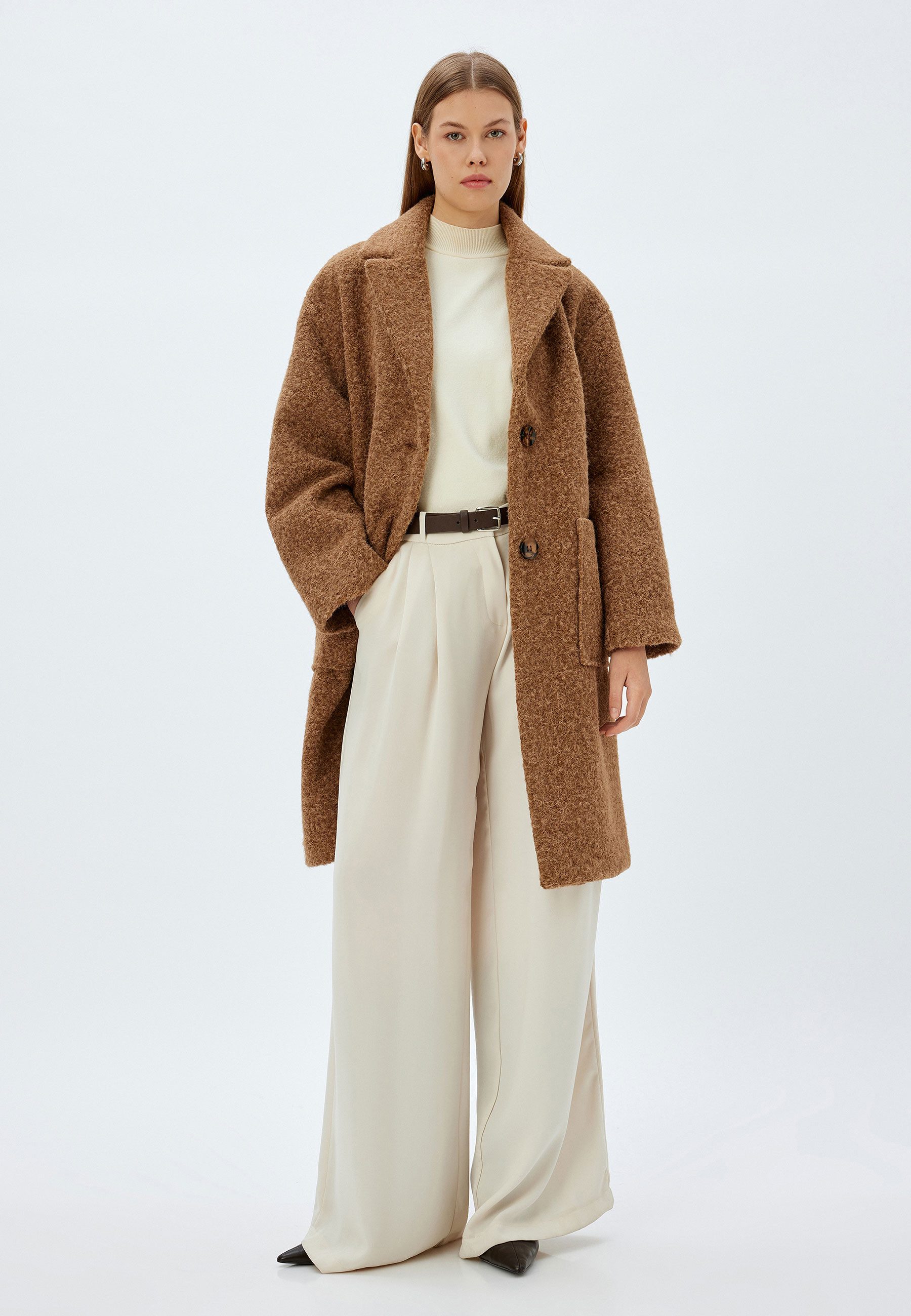 Langmantel Regular Jacket Kragen