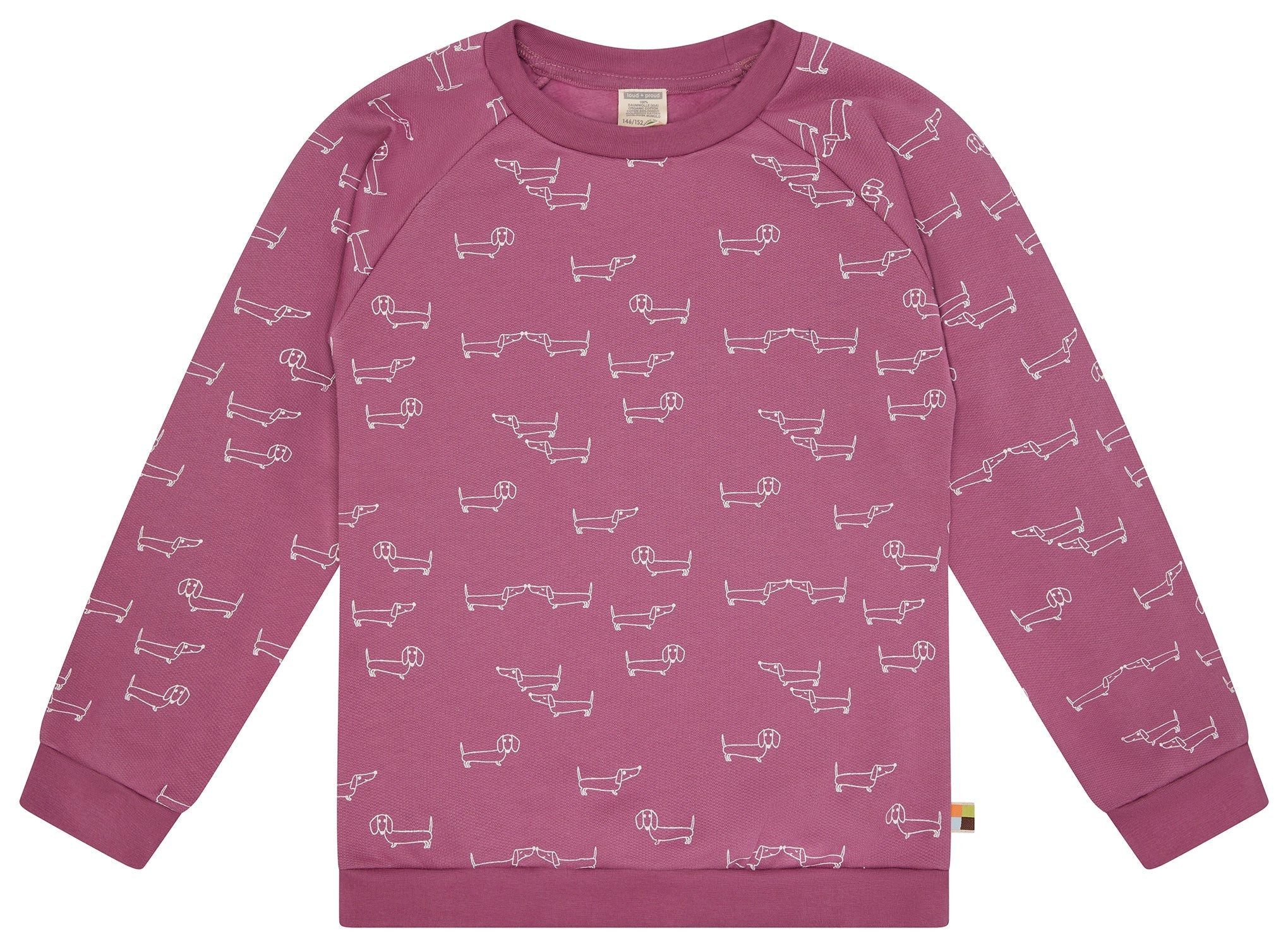 loud + proud Langarmshirt mit Druck