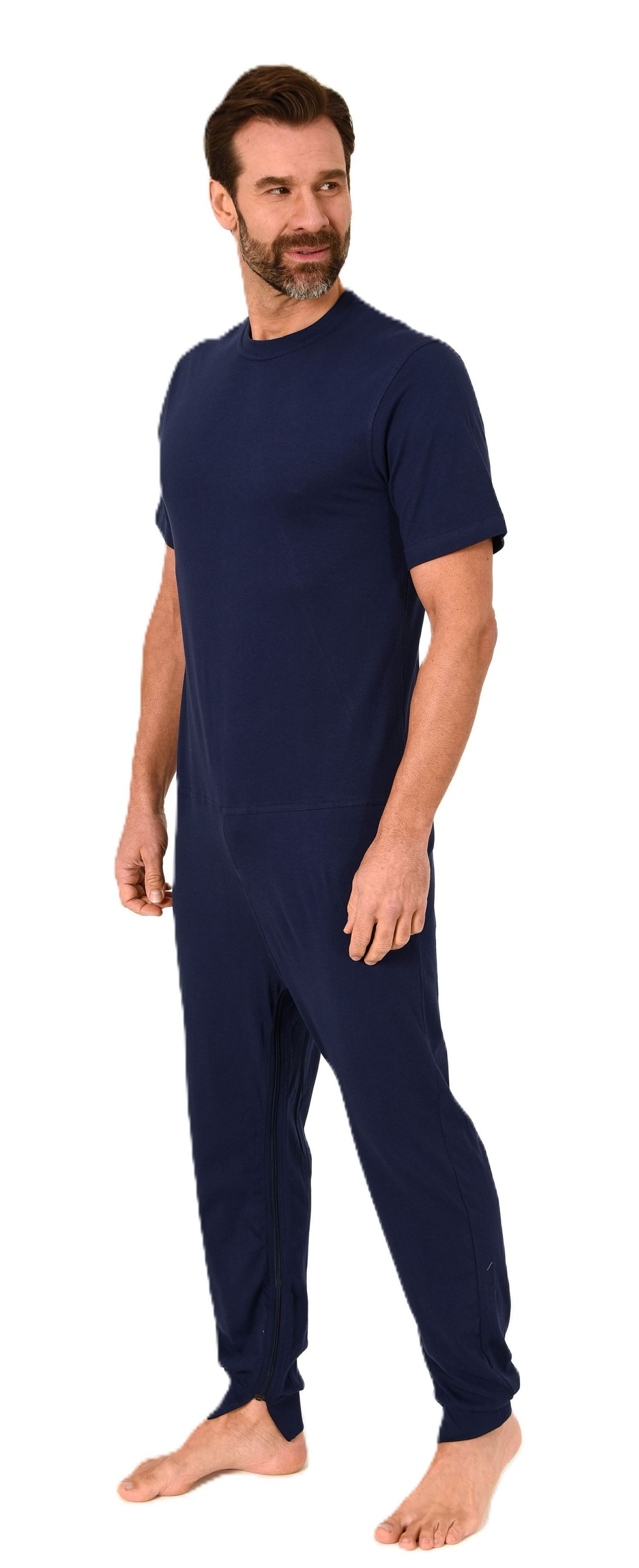 Normann Care Pyjama Herren kurzarm Pflegeoverall günstig online kaufen