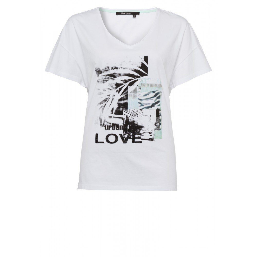 MARC AUREL T-Shirt T-Shirt mit Foto-Collagen-Print