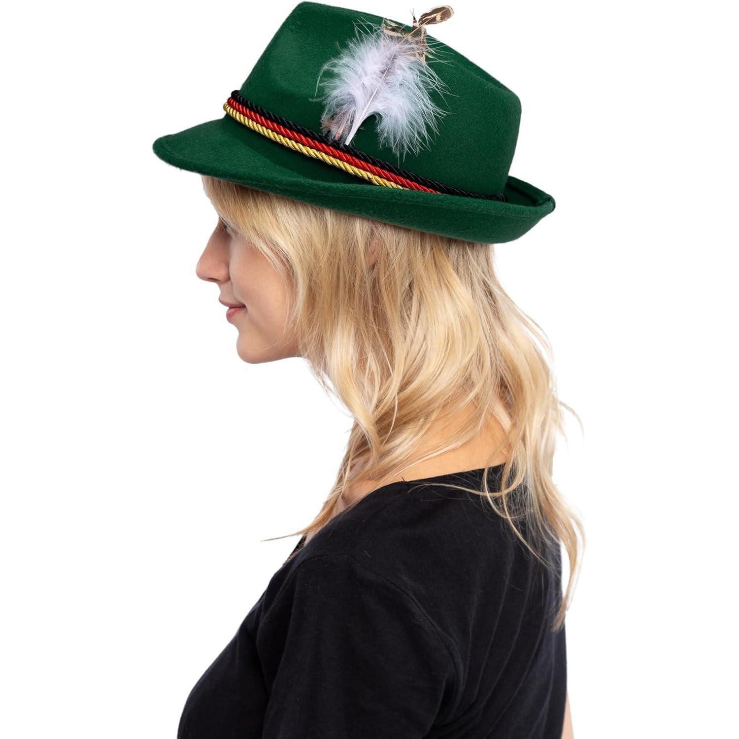 LuxusKollektion Trachten-Kostüm Spooktacular Creations 2 German Alpine Hats Halloween Costume