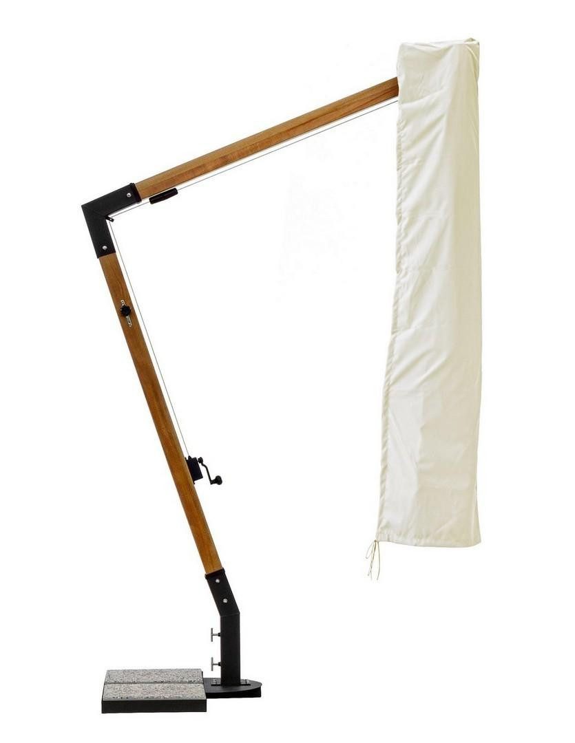 Ampelschirm Beige Schutzhülle für Sonnenschirm 53 x 53 x 260 cm Polyester
