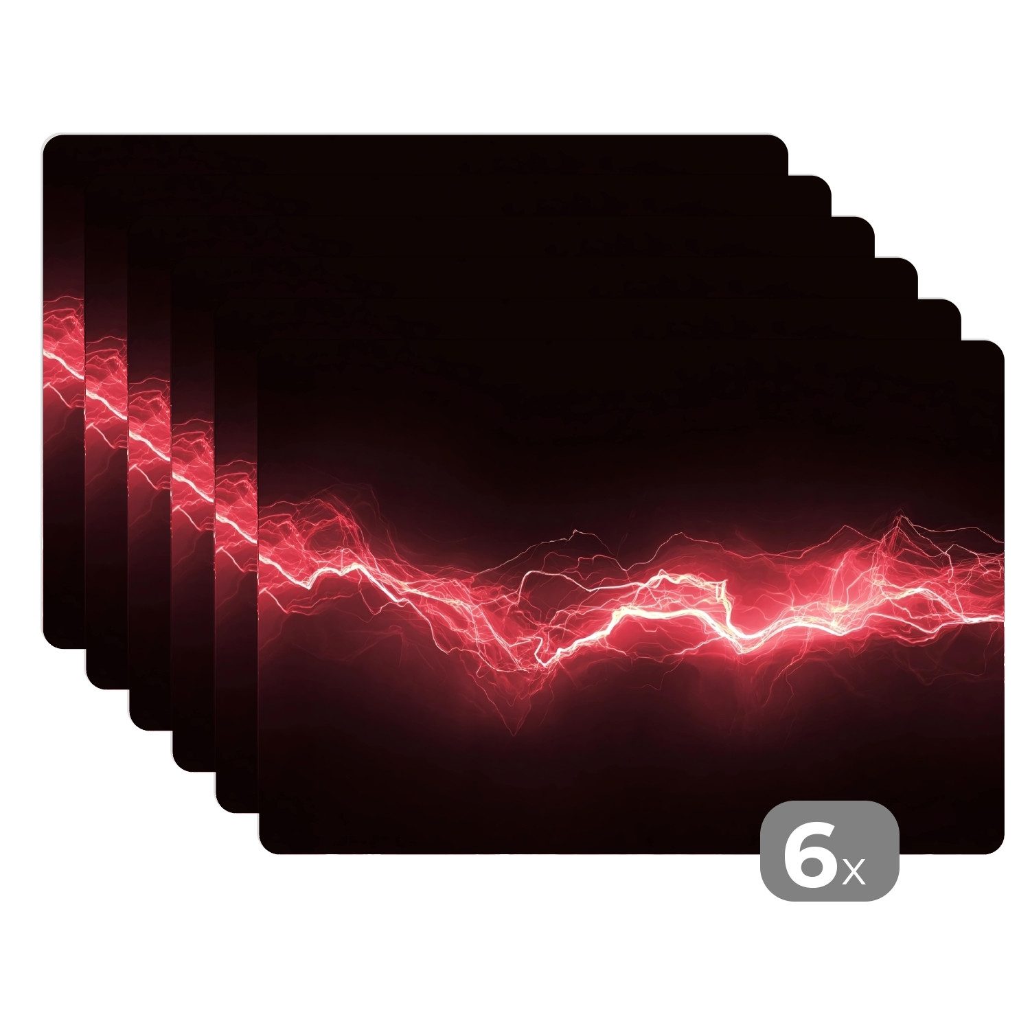 MuchoWow Platzset Spiele - Rot - günstig online kaufen