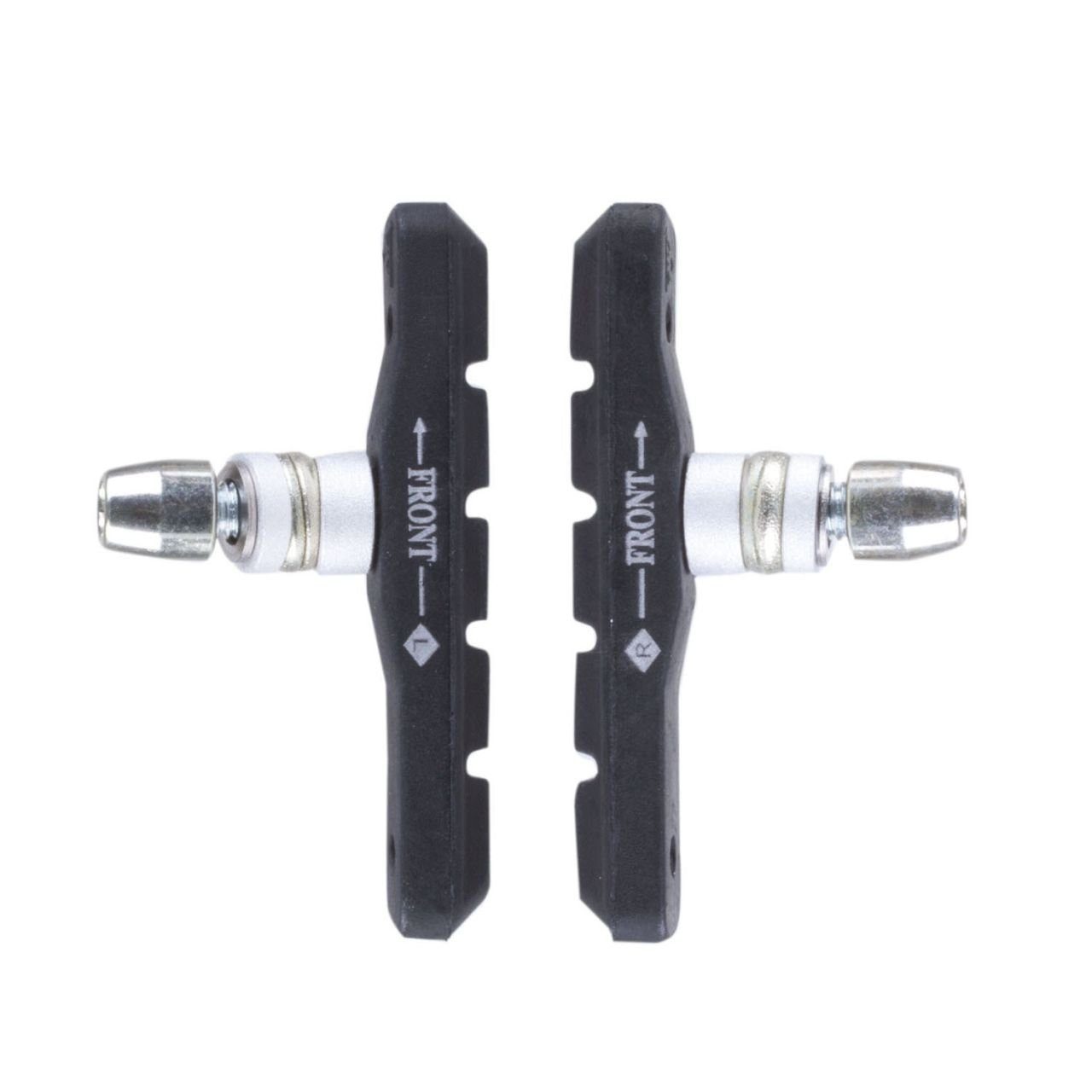 TiyoBike Bremsschuh Bremsschuh V Brake 70 mm Aluminium paarweise asymmetrisch