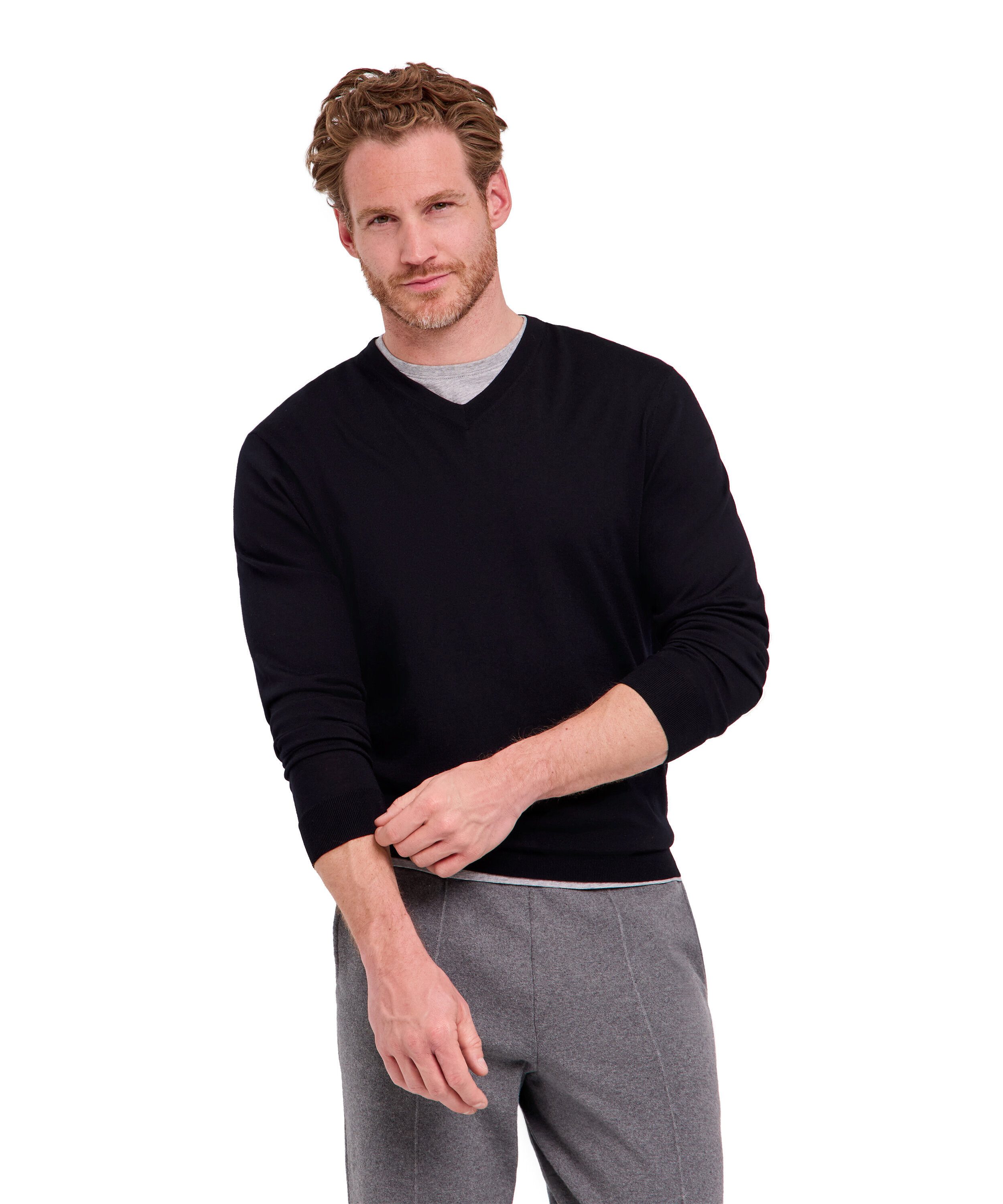 Strickpullover Pullover aus ultrafeiner Merinowolle
