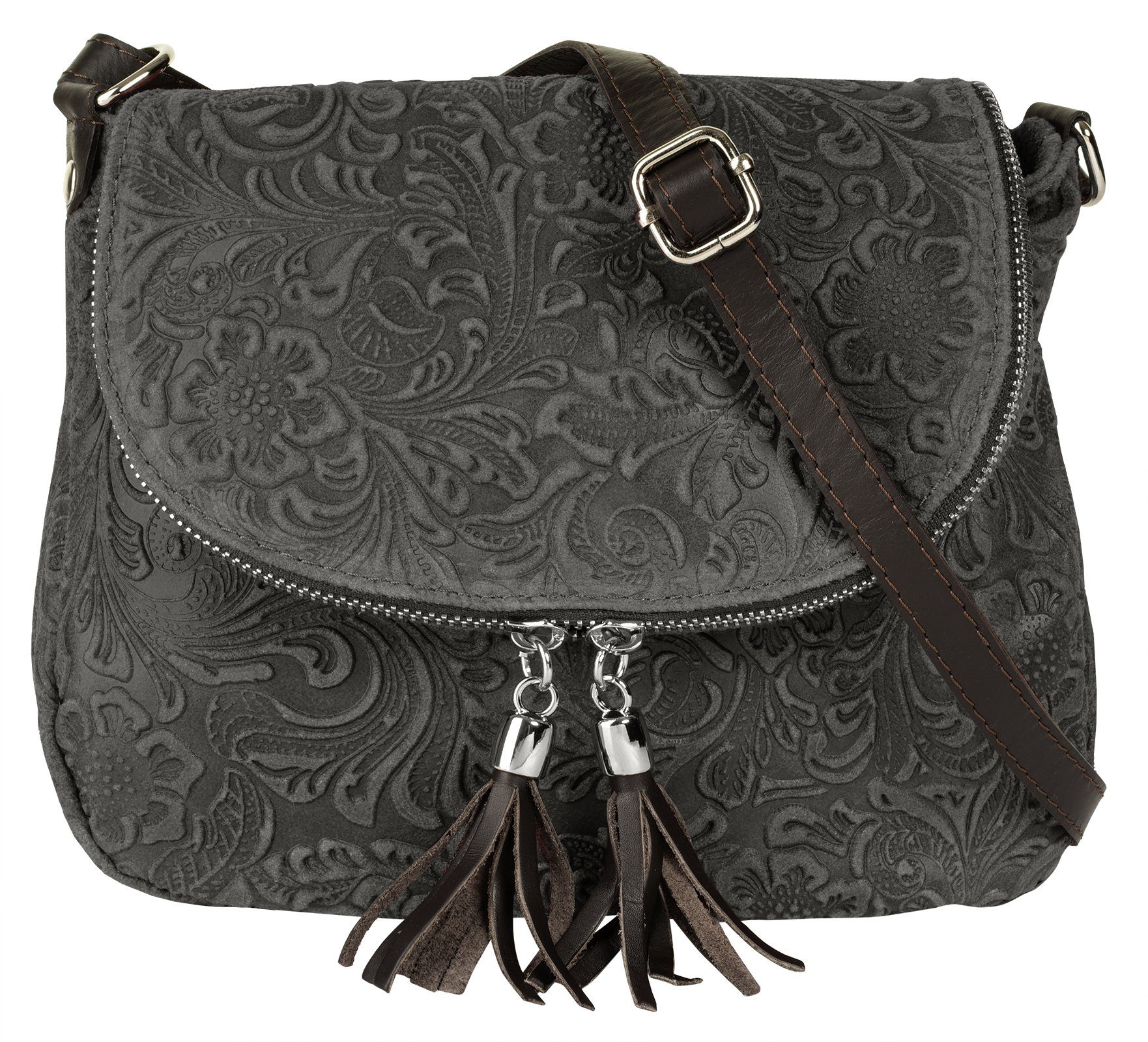 Samantha Look Umhängetasche, echt Leder, Made in Italy günstig online kaufen