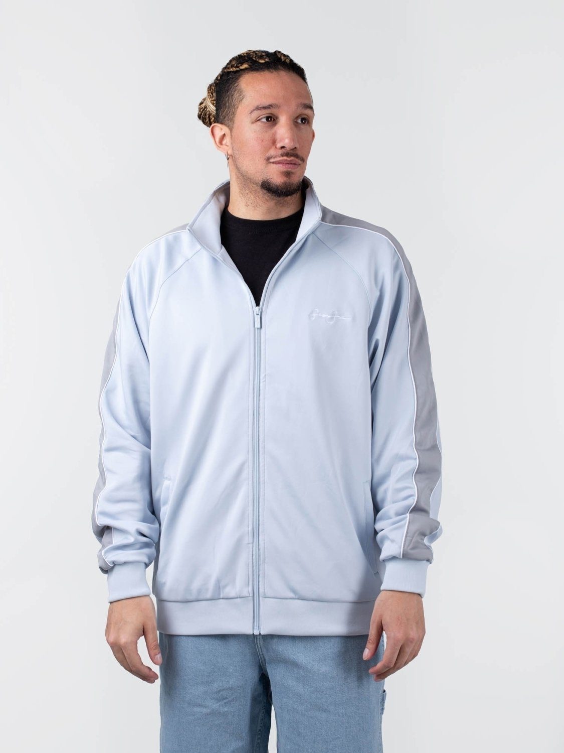 Sean John Trainingsjacke Sean John Script Logo Neoprene Track Jacket