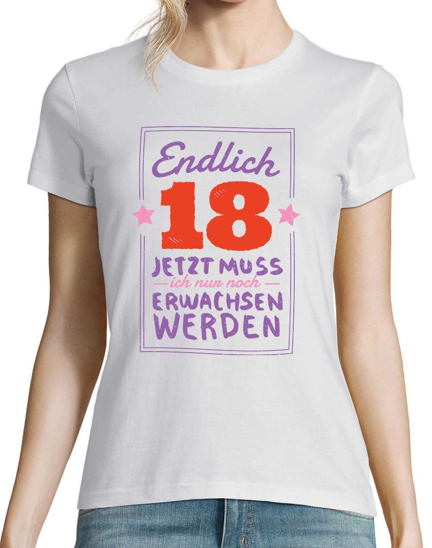 Youth Designz T-Shirt Endlich 18 Geburtstag günstig online kaufen