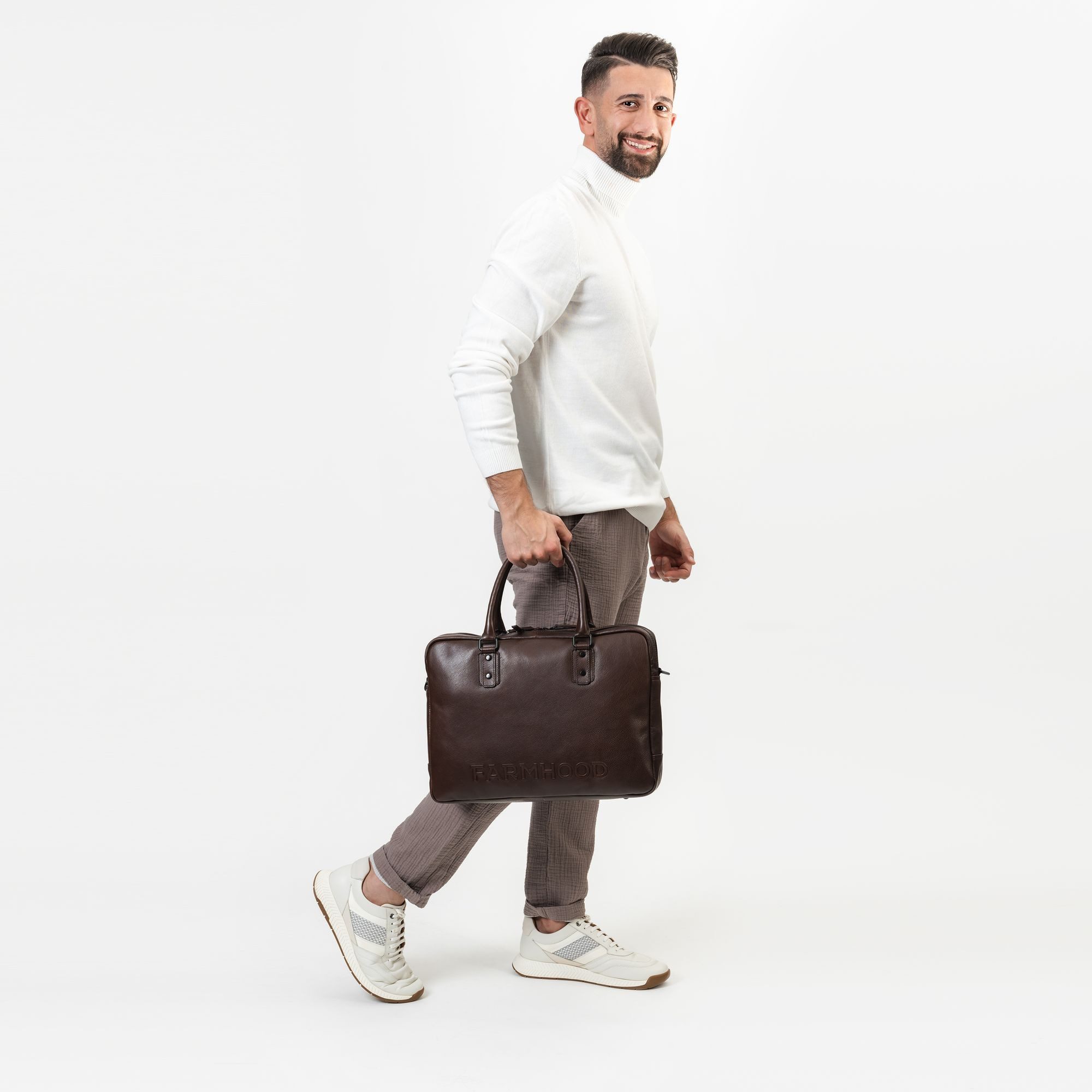 Farmhood Aktentasche Memphis, Leder günstig online kaufen