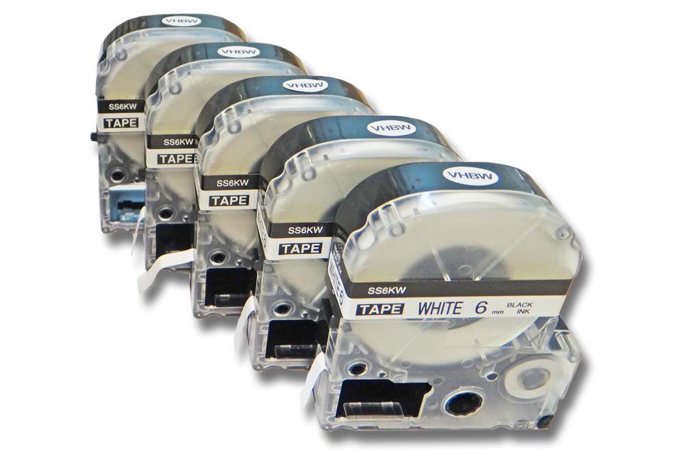 vhbw Beschriftungsband passend für Epson LabelWorks LW-700, LW-1000P, LW-600P, LW-400