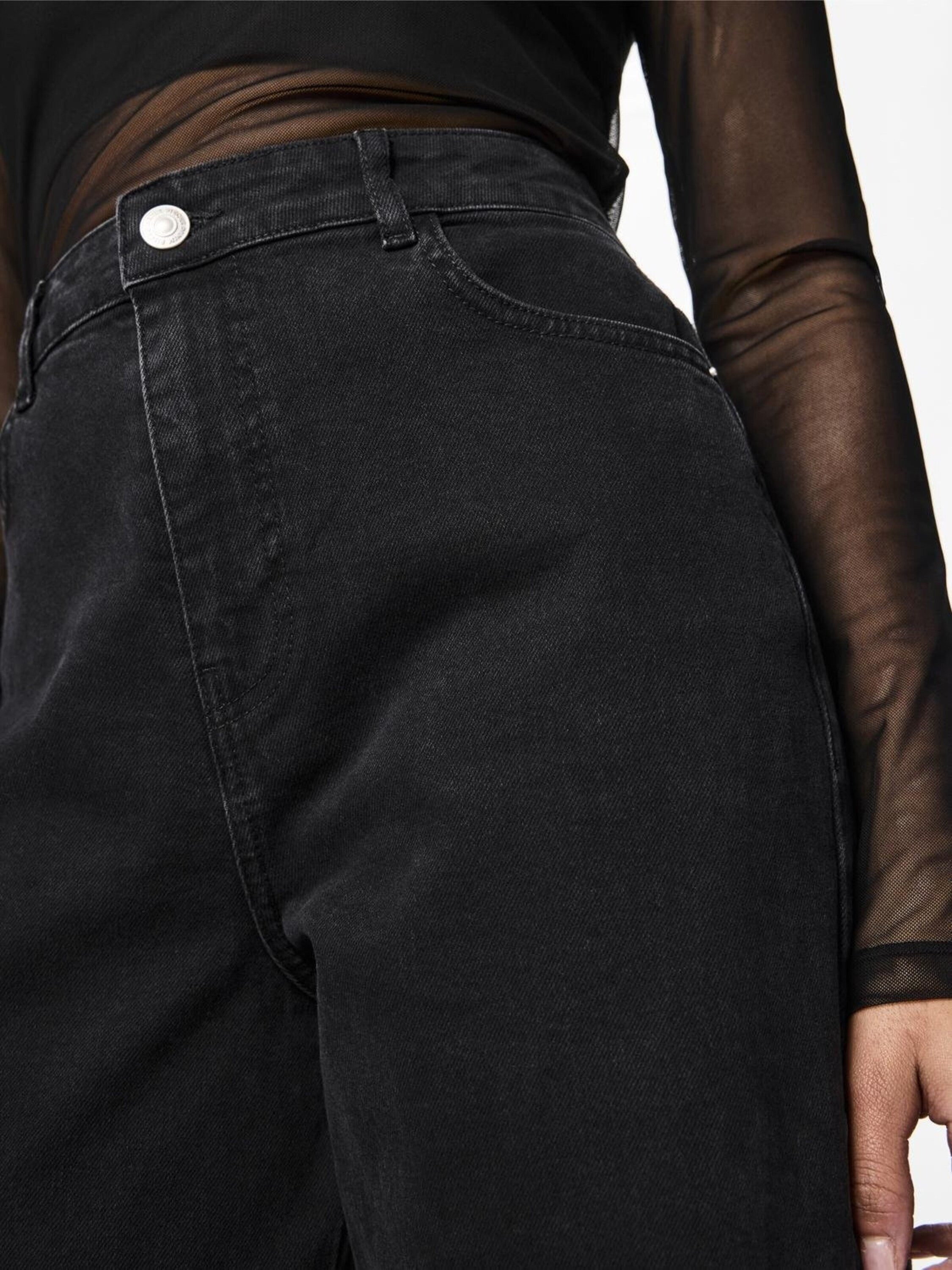 pieces Weite Jeans Selma (1-tlg) Plain/ohne Details – Bild 4 von 5