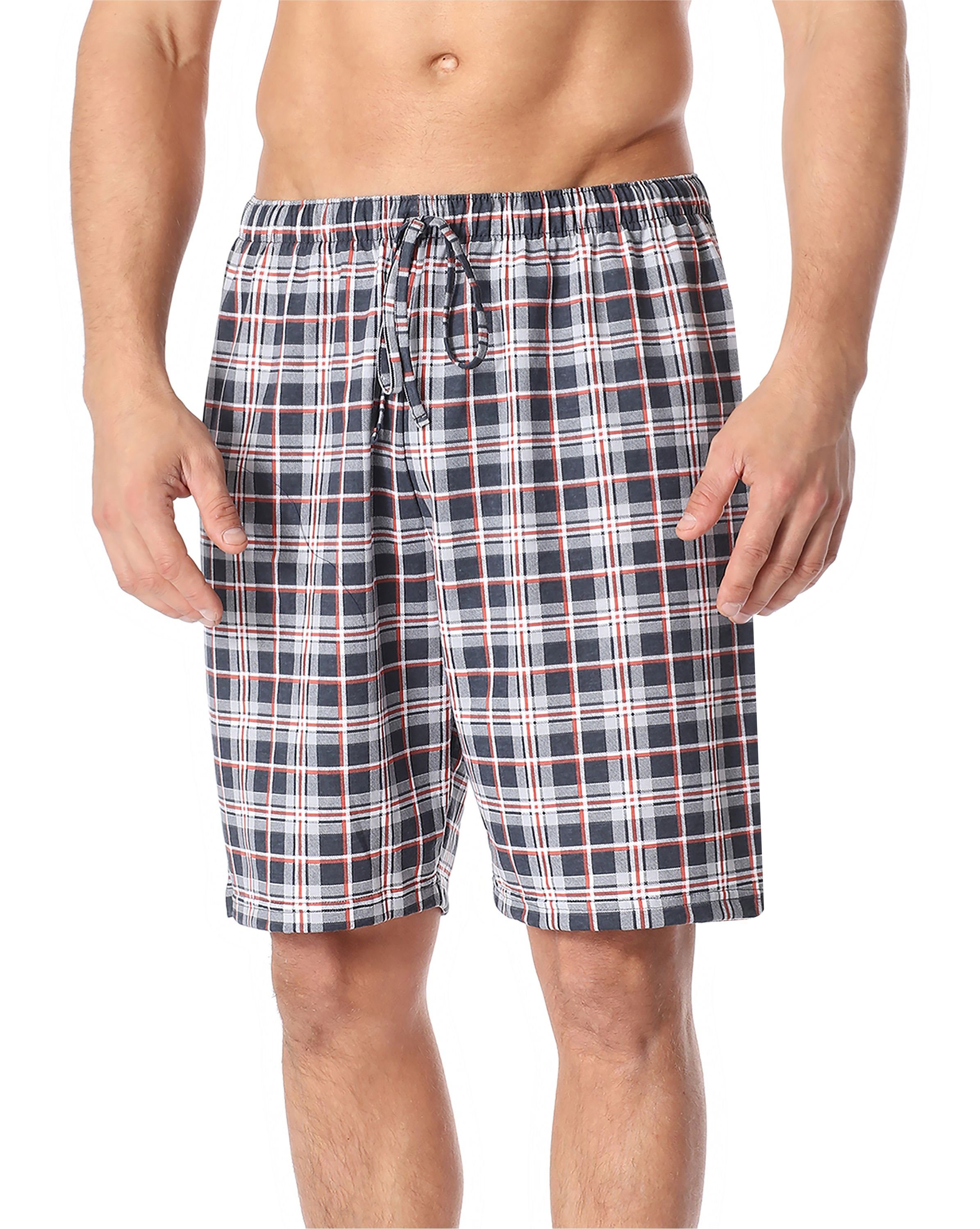 Timone Pyjamashorts Herren Schlafanzughose Kurz TI30-116 (1-tlg) elastischer Bund Kariert3 (9632101)