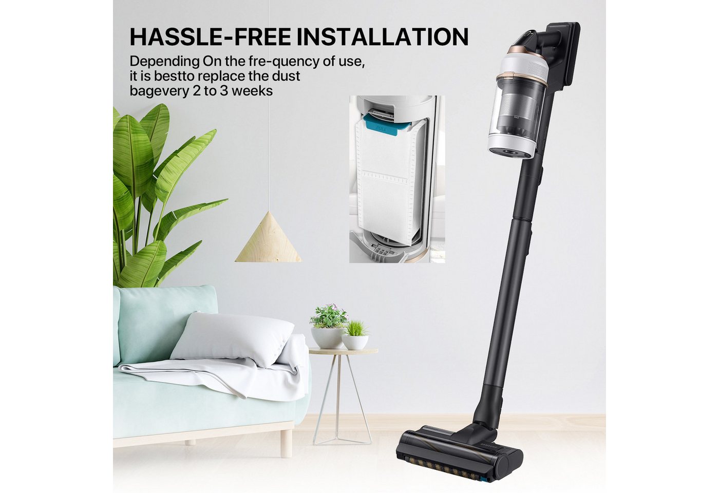 Thumbnail - BlingBin Staubsaugerbeutel 12 Stück Staubsauger Beutel für Samsung VS20A95923W, 12 St., Ersatzbeutel Zubehörset Staubsau...