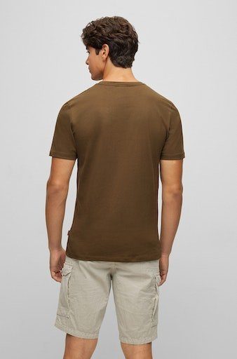 BOSS Tales T-Shirt dunkelgrün ORANGE