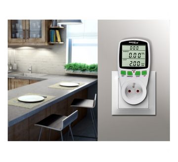 GreenBlue Stromverbrauchszähler GB202, Energieverbrauch - Messgerät Wattmeter Stromzähler