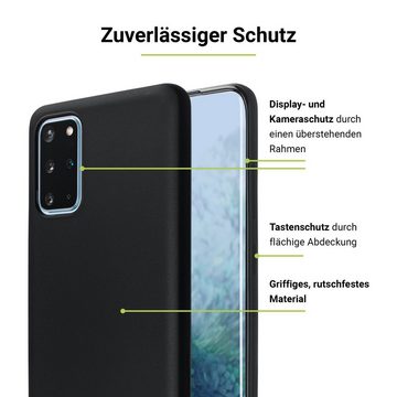 Artwizz Smartphone-Hülle Artwizz TPU Case - Ultra dünne, elastische Schutzhülle mit matter Rückseite für Galaxy S20, Schwarz