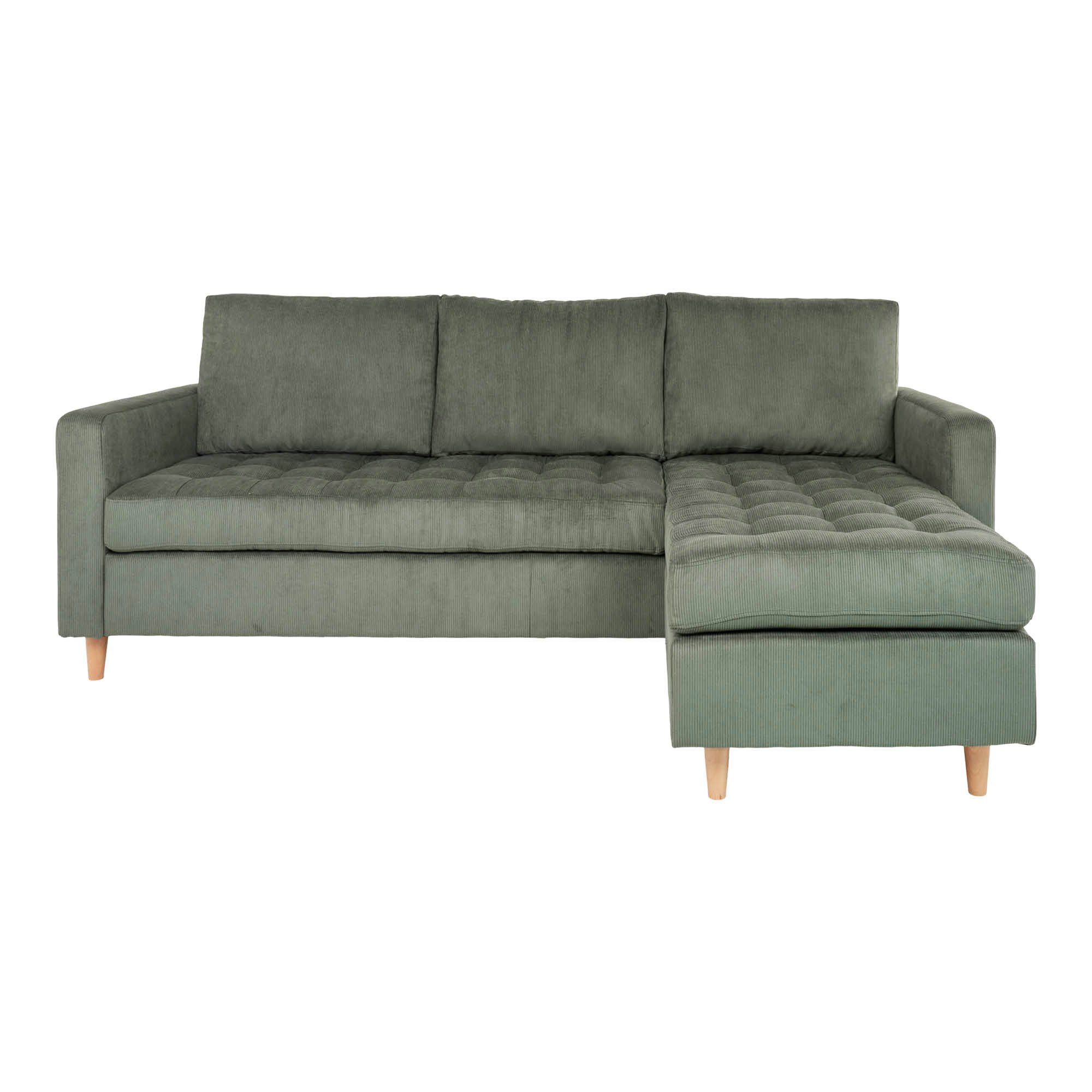 ebuy24 Sofa »Firenze Chaiselongue Sofa samt, grün.« online kaufen | OTTO
