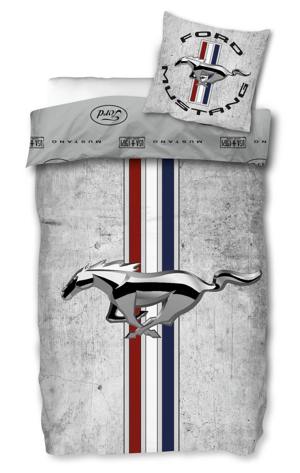 SkyBrands Bettwäsche Ford Mustang - Partner-Bettwäsche-Set für 2 Personen, günstig online kaufen