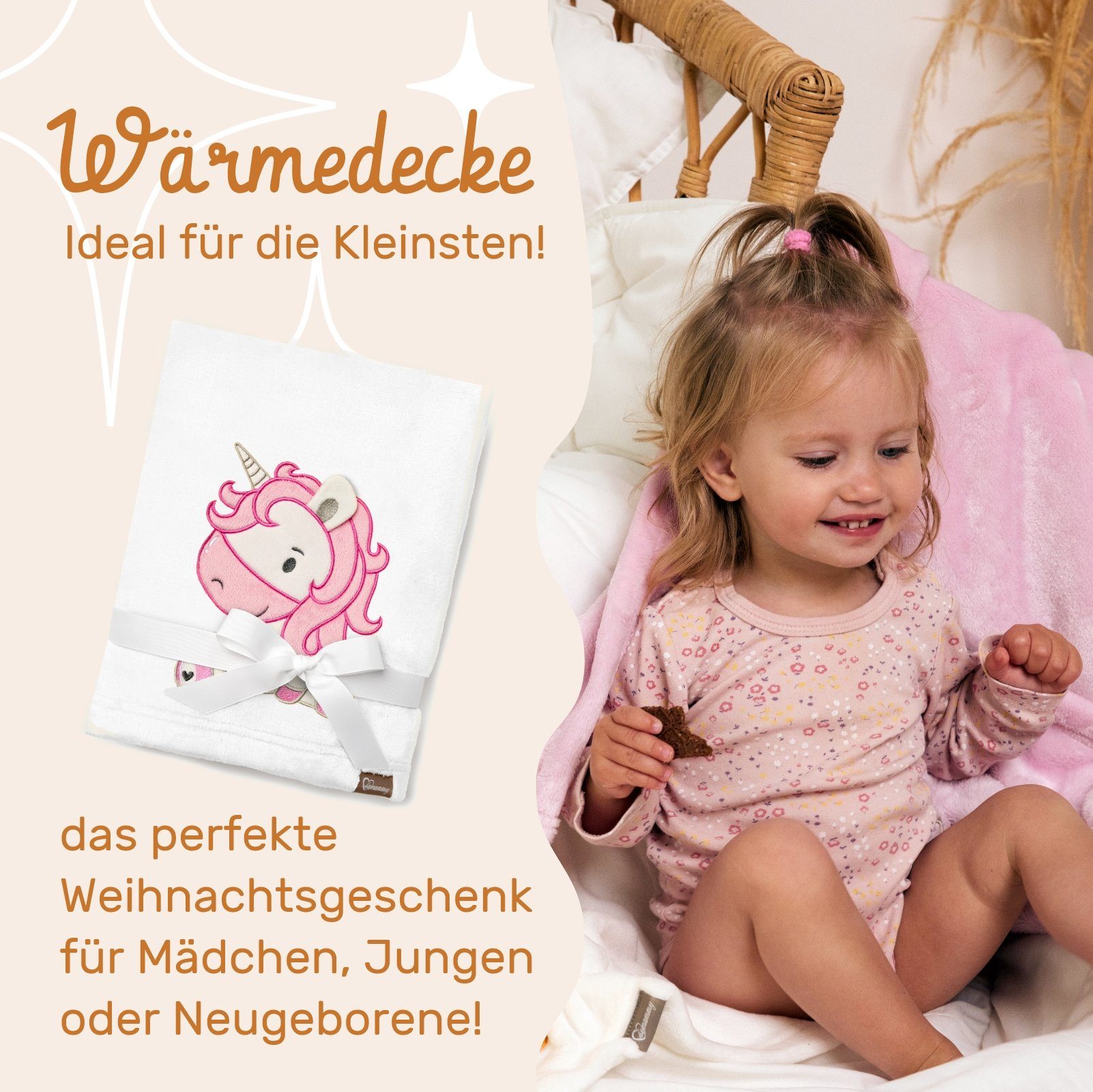 Wohndecke Warme Kuscheldecke Babydecke Blanket Baby Geschenk BE20-168, Be M günstig online kaufen