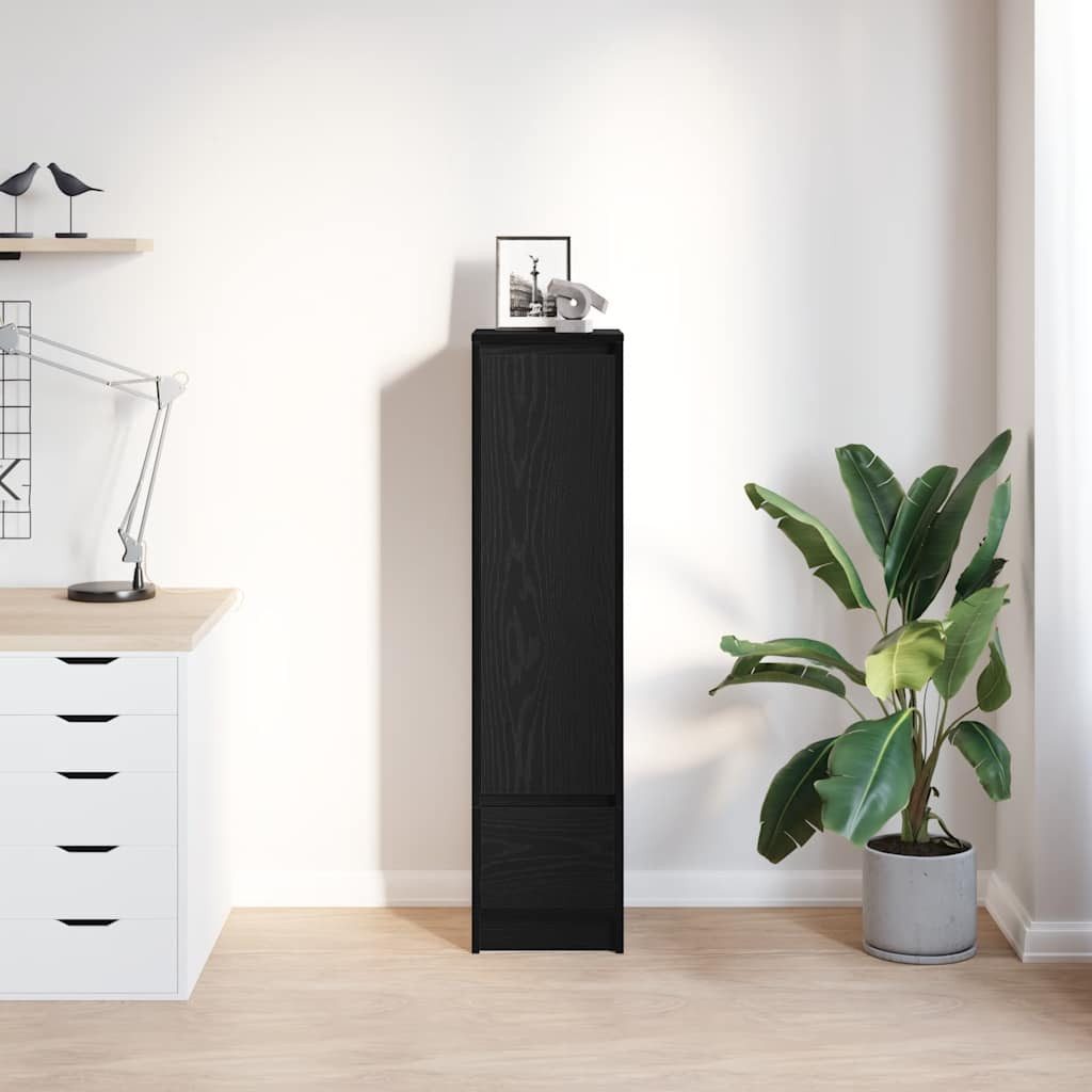 vidaXL Highboard Highboard Schwarz Eichen-Optik 29,5x34x119,5 günstig online kaufen