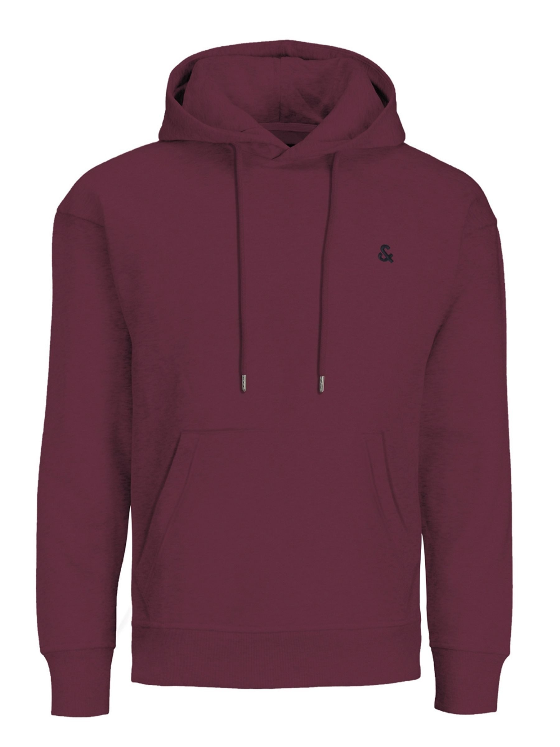 Jack & Jones Hoodie Herren Pullover Sweater Schwarz Rot JJESTAR ROOF SWEAT