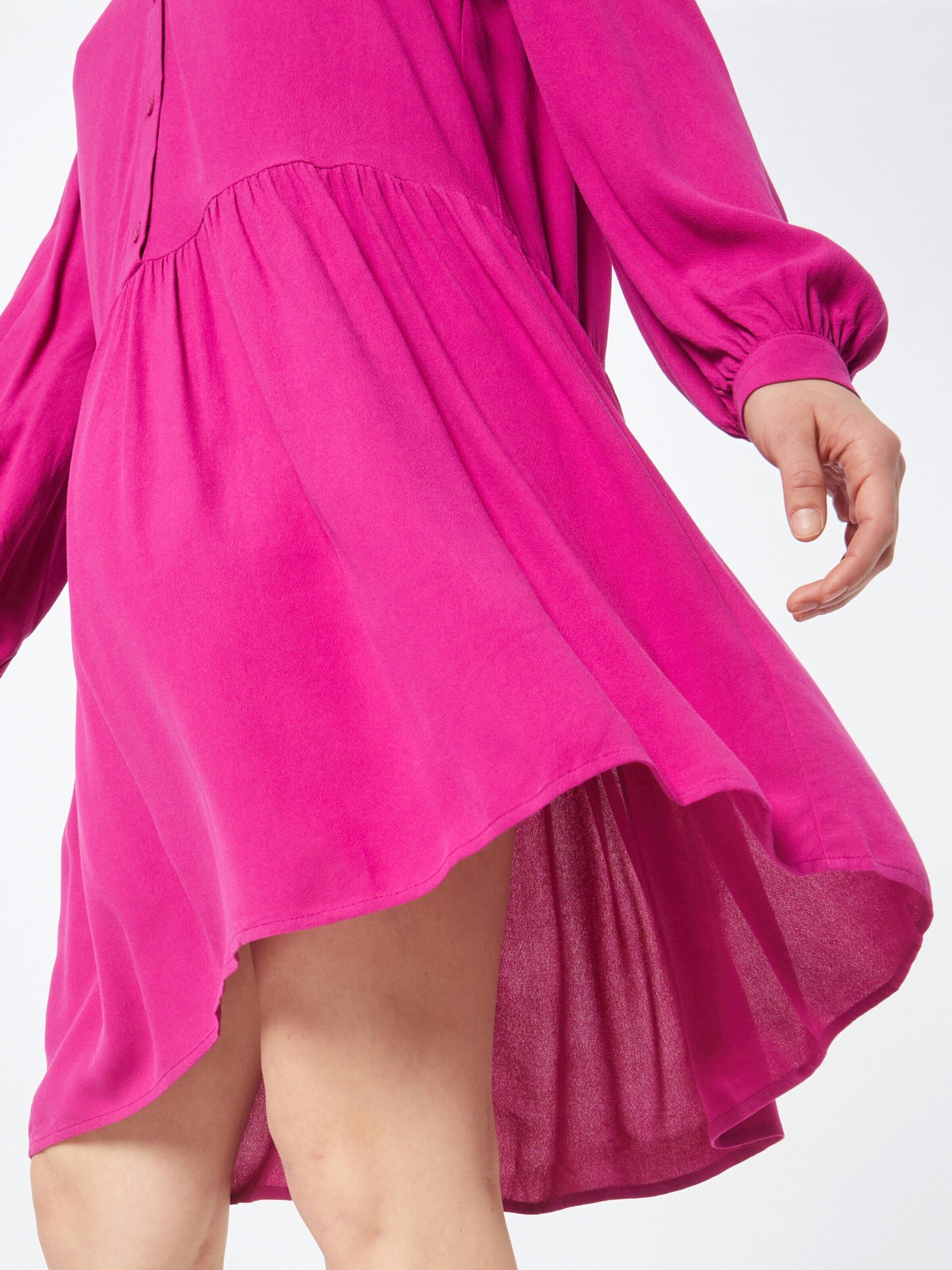 Esprit (1-tlg) Drapiert/gerafft fuchsia pink Blusenkleid
