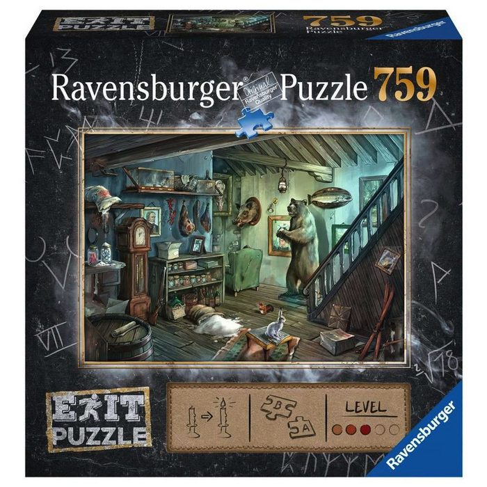 Ravensburger Puzzle 759 Teile Ravensburger Puzzle Exit 8: Im Gruselkeller 15029 759 Puzzleteile