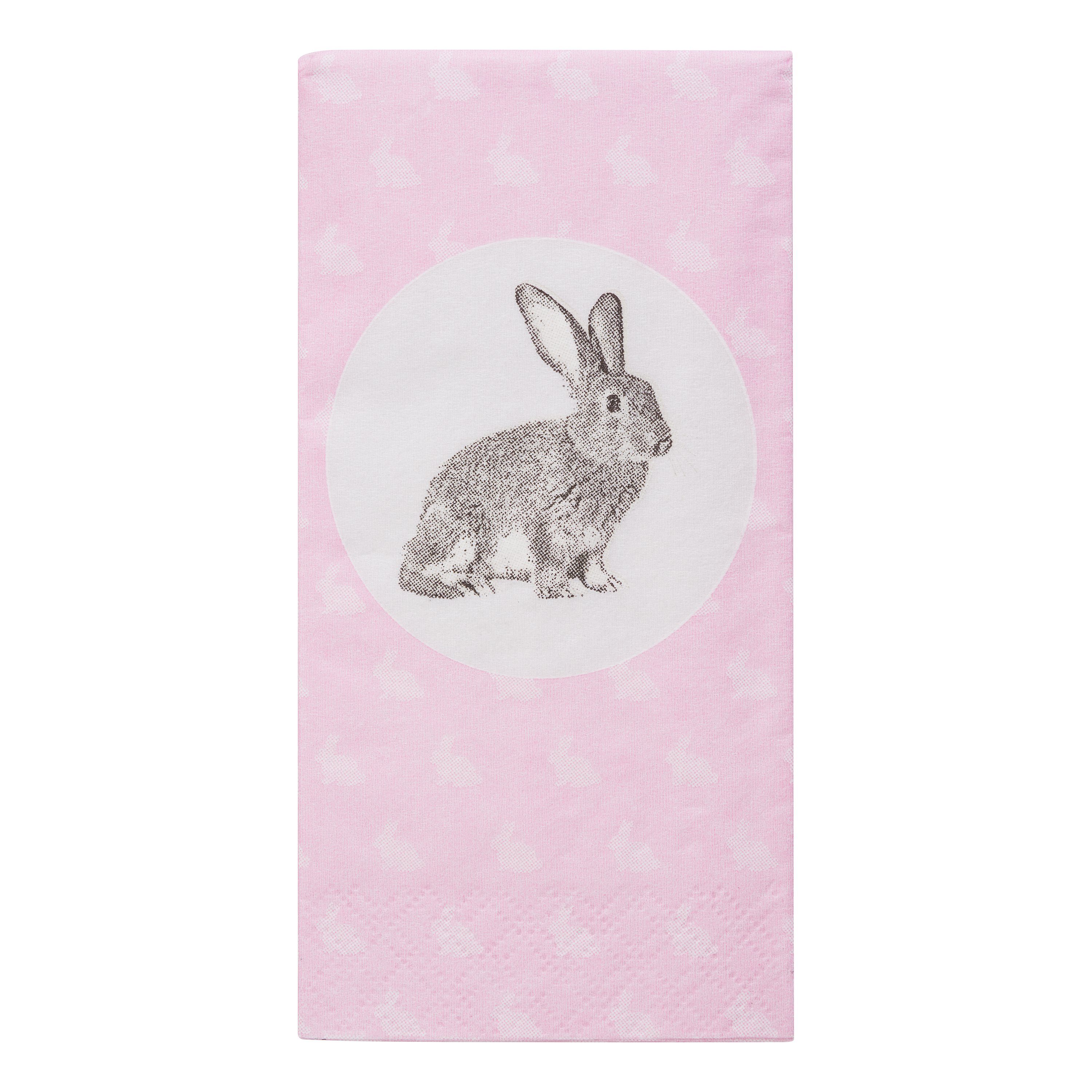 Paper+Design Papierserviette Portrait of Rabbit, (10 St), 21,5 cm x 22 cm