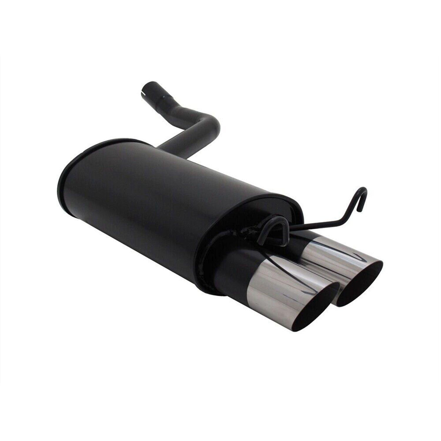 OMAC Auspuff-Flexrohr Novus Sportauspuff für Mercedes 190 W201 2x76 Endschalldämpfer mit ABE