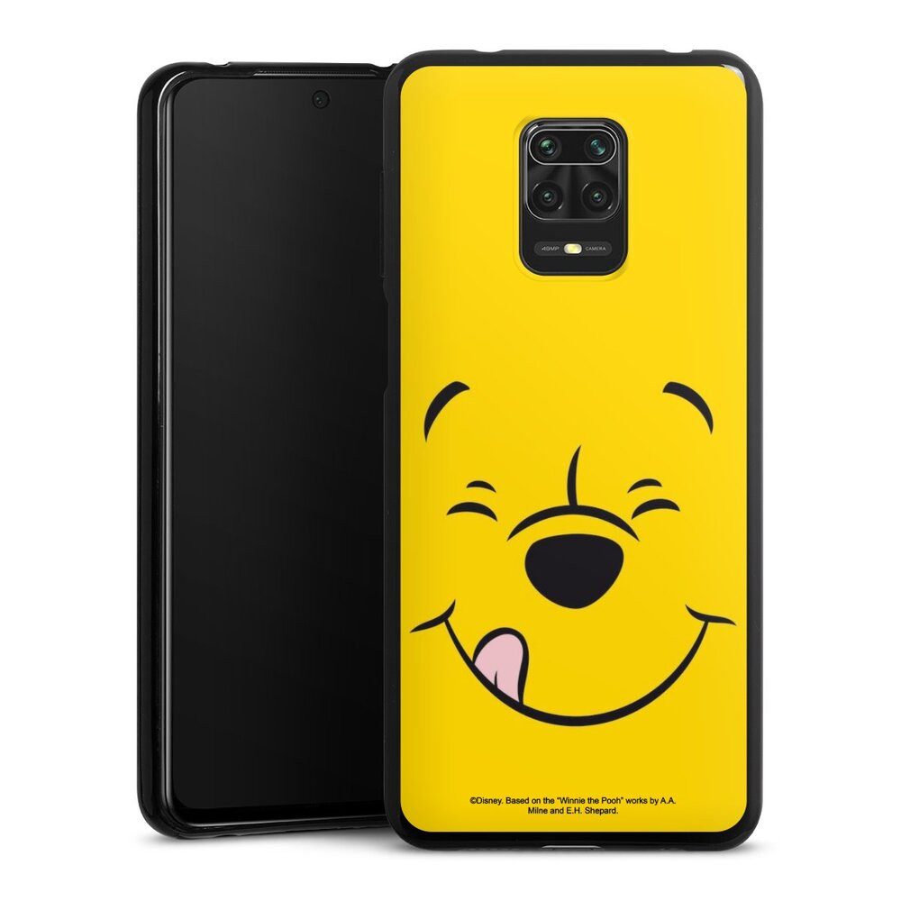 DeinDesign Handyhülle Winnie Puuh Offizielles Lizenzprodukt Disney Puuh Closeup, Xiaomi Redmi Note 9s Silikon Hülle Bumper Case Handy Schutzhülle