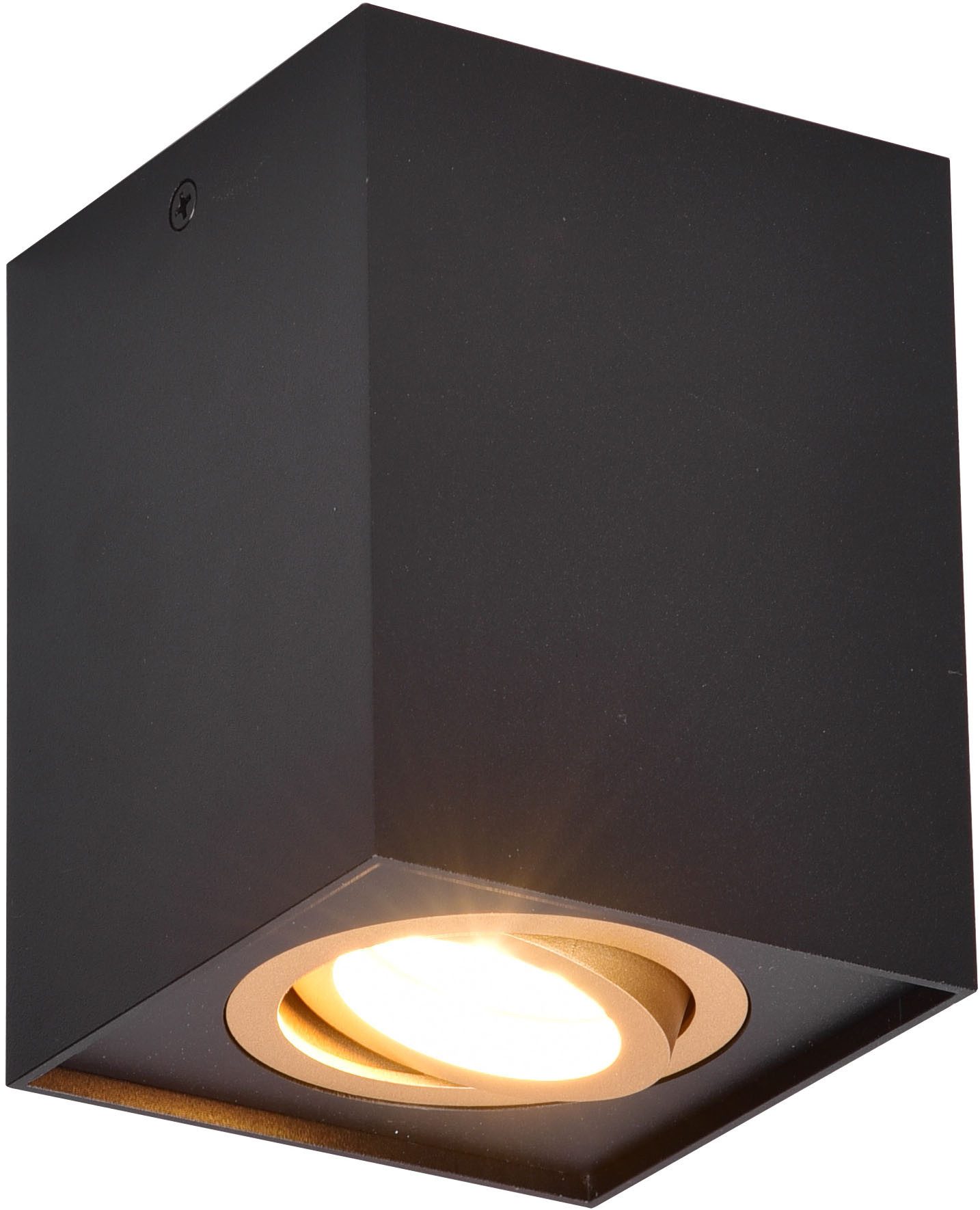 TRIO Leuchten Deckenleuchte BISCUIT, Deckenstrahler exkl 1xGU10 max 35W Lichtkegel schwenkbar, Leuchtmittel wechselbar, warmweiß - kaltweiß, GU10 Strahler einflammig Leuchtmittel wechselbar Aufbauspot Flur Küche