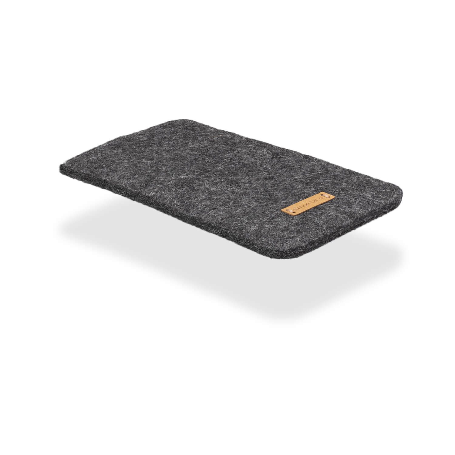 Smukbird Handytasche Handytasche LET für Samsung Galaxy S23 Ultra, aus Filz, anthrazit