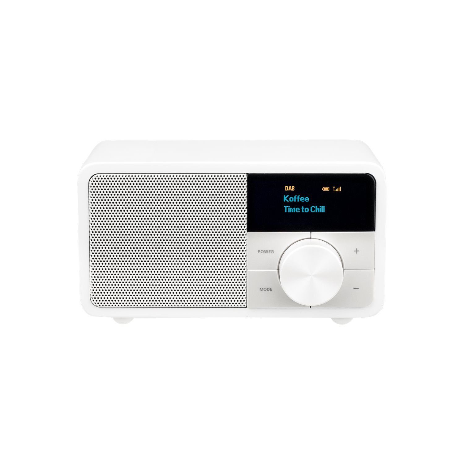 Kathrein DAB+ 1 mini DAB+ Radio, UKW, Bluetooth, Akku, kompakt Digitalradio (DAB) (DAB) weiß