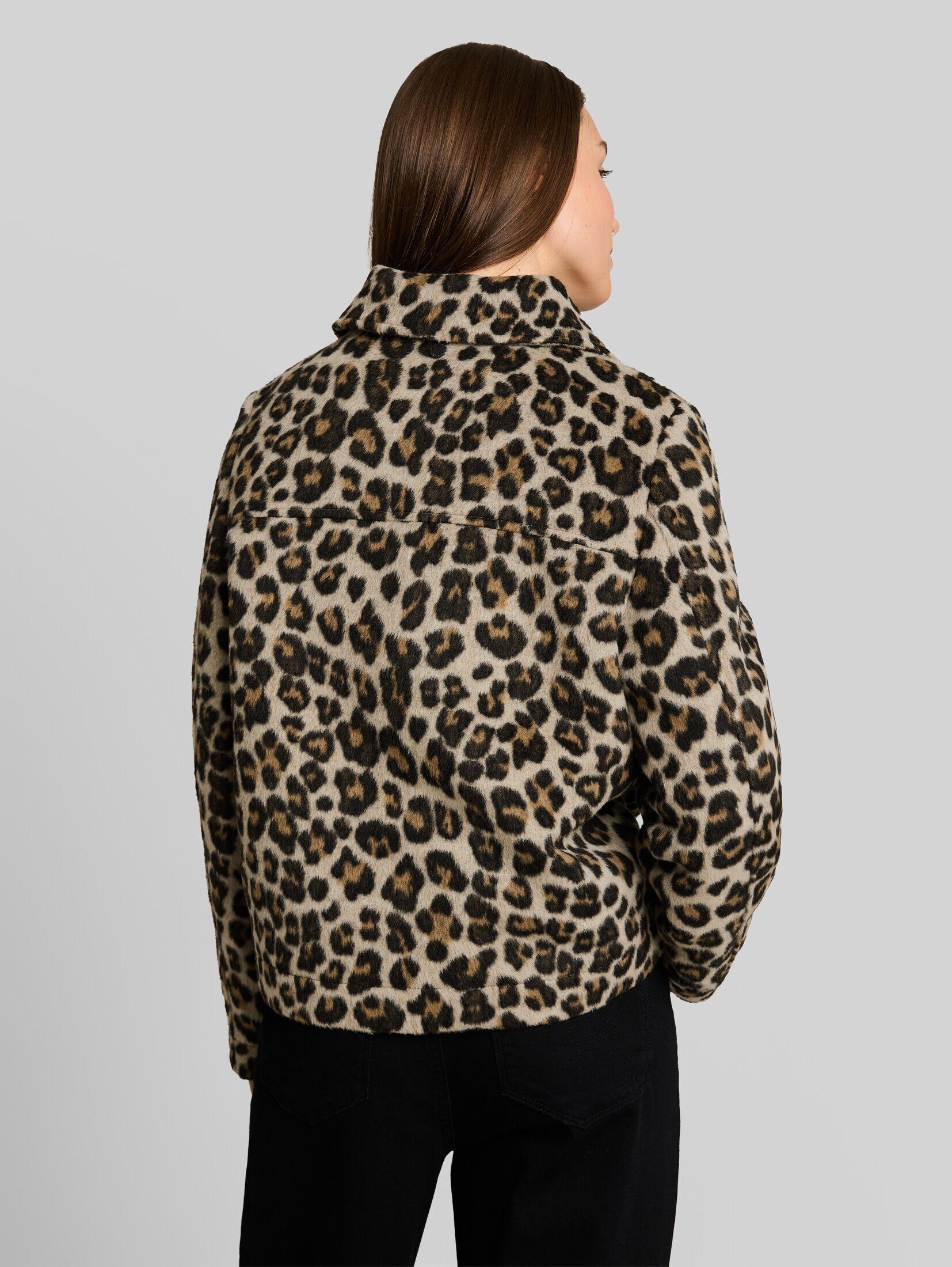 TOM TAILOR Sommerjacke Jacken Wolljacke mit Leo-Muster