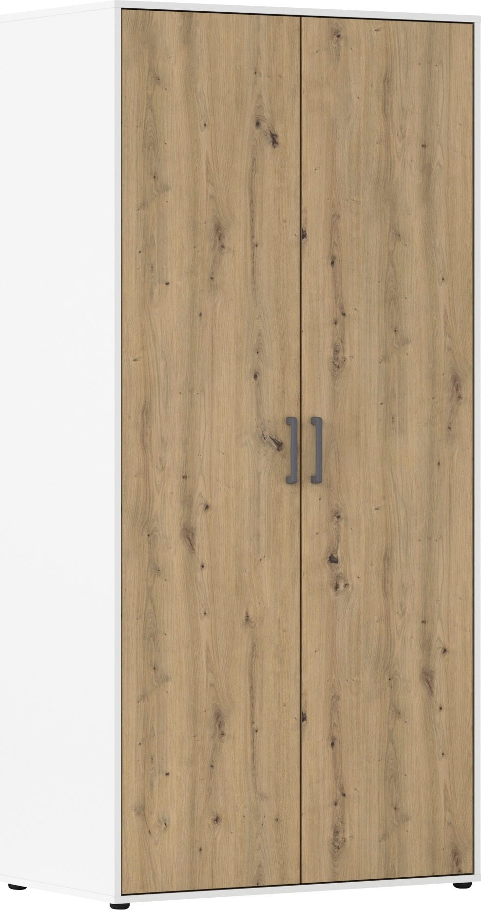 rauch Kleiderschrank VOYAGER Garderobe Wäscheschrank Schlafzimmer (in 3 verschiedenen Ausstattungen BASIC/CLASSIC/PREMIUM) mit 2 modernen Griffvarianten, viel Stauraum MADE IN GERMANY